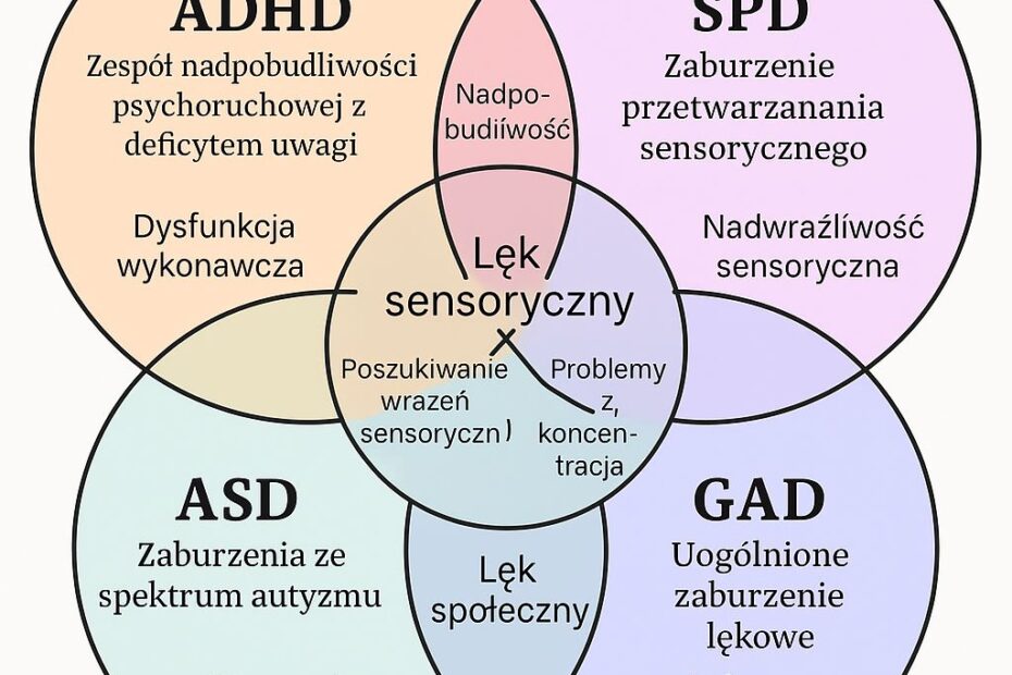 Dlaczego objawy ADHD, autyzmu i zaburzeń lękowych często się przenikają